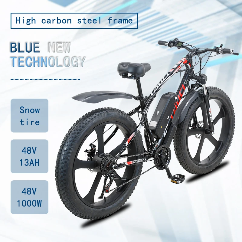 2025 TAOCI PYTHON 1000W Electric Bicycle Fat Tyre E-bike
