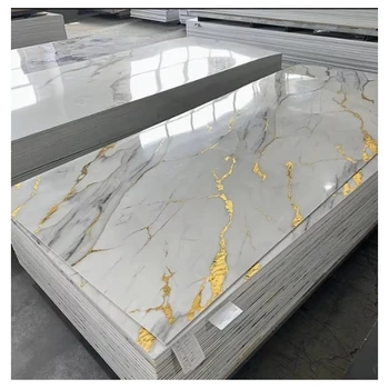 Y Board 1220mm*2440mm*3mm UV Board Faux PVC Marble Sheet Wall Panels Marble Board  Sheet