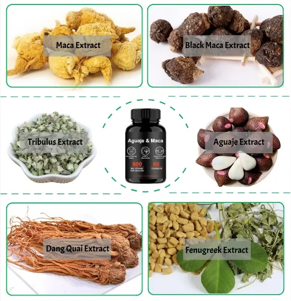 OEM Aguaje Extract Supplement Maca and Poudre De Herbal Organic Extract Aguaje Powder