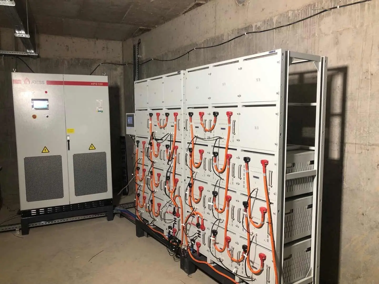 ATESS PCS100 Bidirectional Battery Hybrid Inverter 100kw PV Solar Power Inverter With Inbuilt Transformer