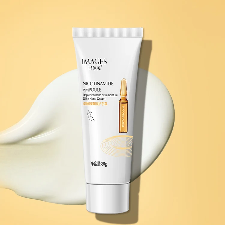 Фирменная торговая марка OEM, апельсин, гиалуроновая кислота, никотинамид, Органический Уход за кожей, гладкий отбеливающий натуральный крем для рук