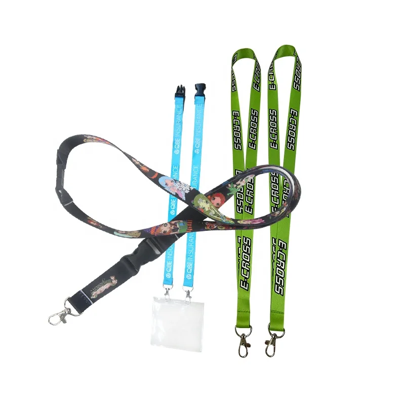 Пользовательский логотип дешевая лента с принтом экрана полиэстер шнурок для персонала шнурки международным флагом