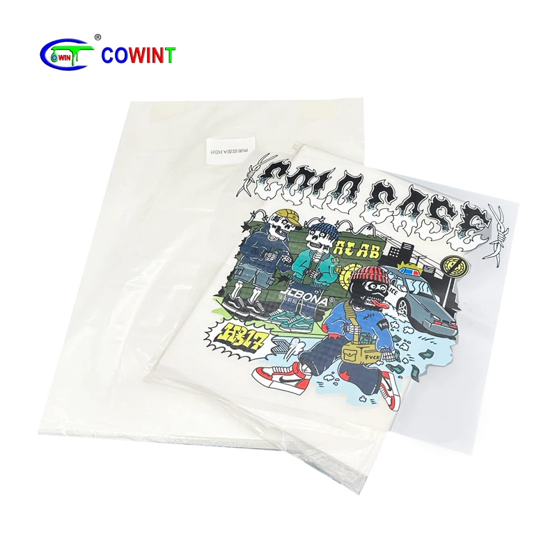 Cowint Digital Printing Instant Hot Peel 60cm 5 Coating Layers Transfer Pet Film Dtf Double Matte Face Film Roll 40 cm
