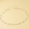 Gold double-layer waist chain