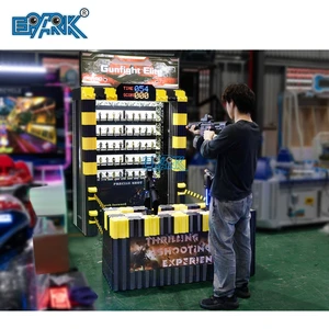 Manufacturer's Double-Player Arcade Gun Shooting Simulator 1-Year Warranty Amusement Plastic Game Machine