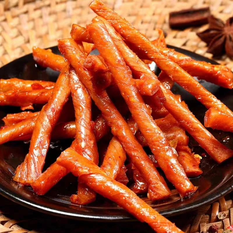 Jiugui Doujin Flavor-Processed Bulk Bean Snack Spicy Garlic Dried Tofu Beef Tendon Aged Snack with Premium Aroma