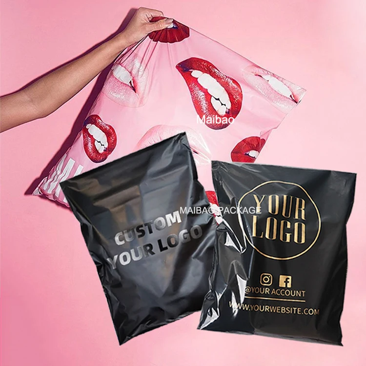 Custom Compostable Poly Mailer Bags for Clothes Eco-friendly