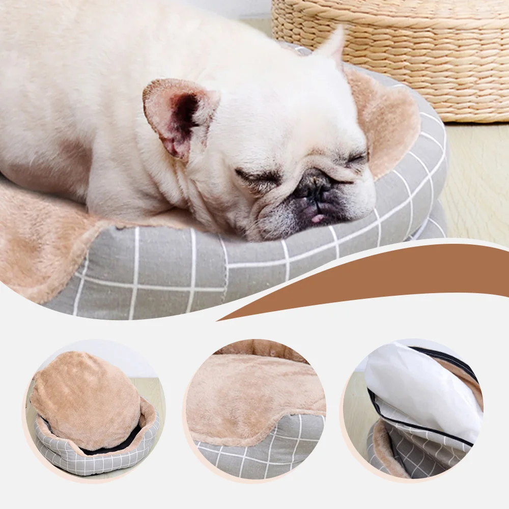 Wholesale Washable Deep Sleep Pet Dog Bed Custom Puppy Dog Pet Bed - product detail 2