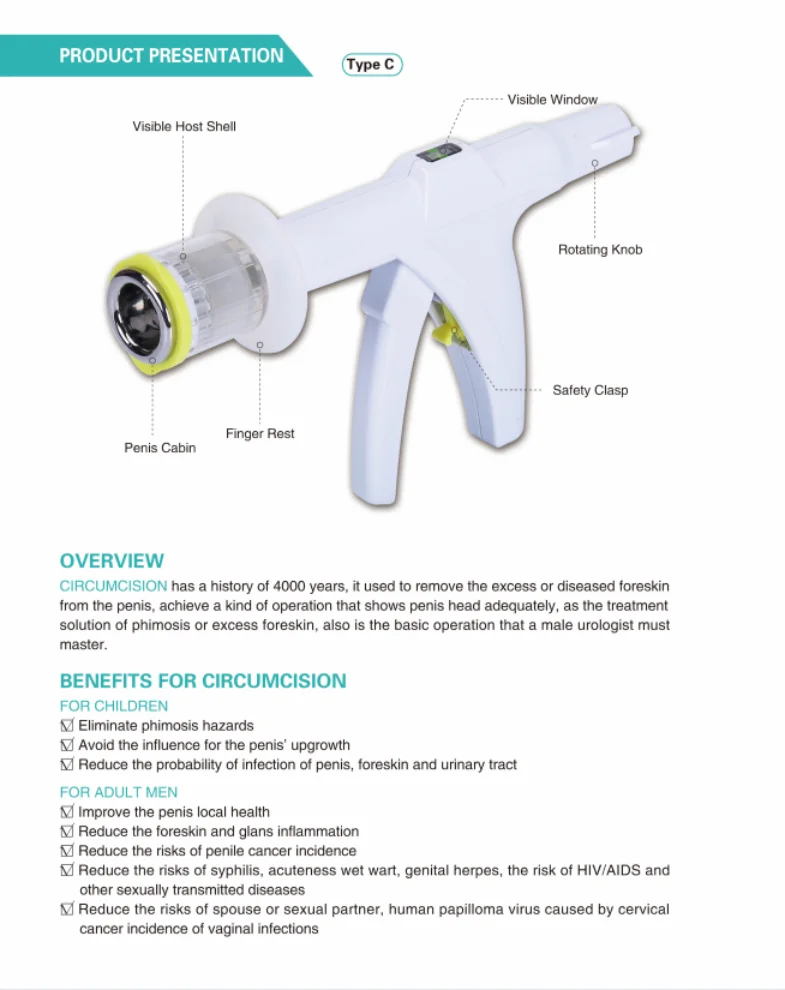 Circumcision Device Stapler Circumcision Device Disposable Circumcision ...