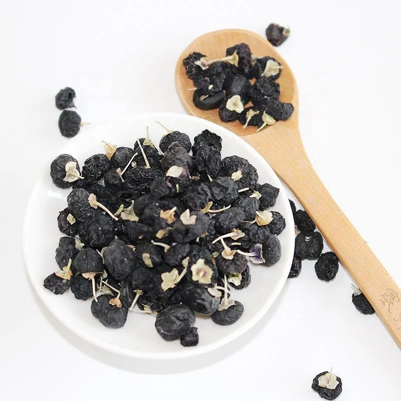 2013 High Quality Hei Gou Qi Goji Berry Sweet Tasted Preserved Black Wolfberry Dried Ad Process Bulk Packaging for Sale
