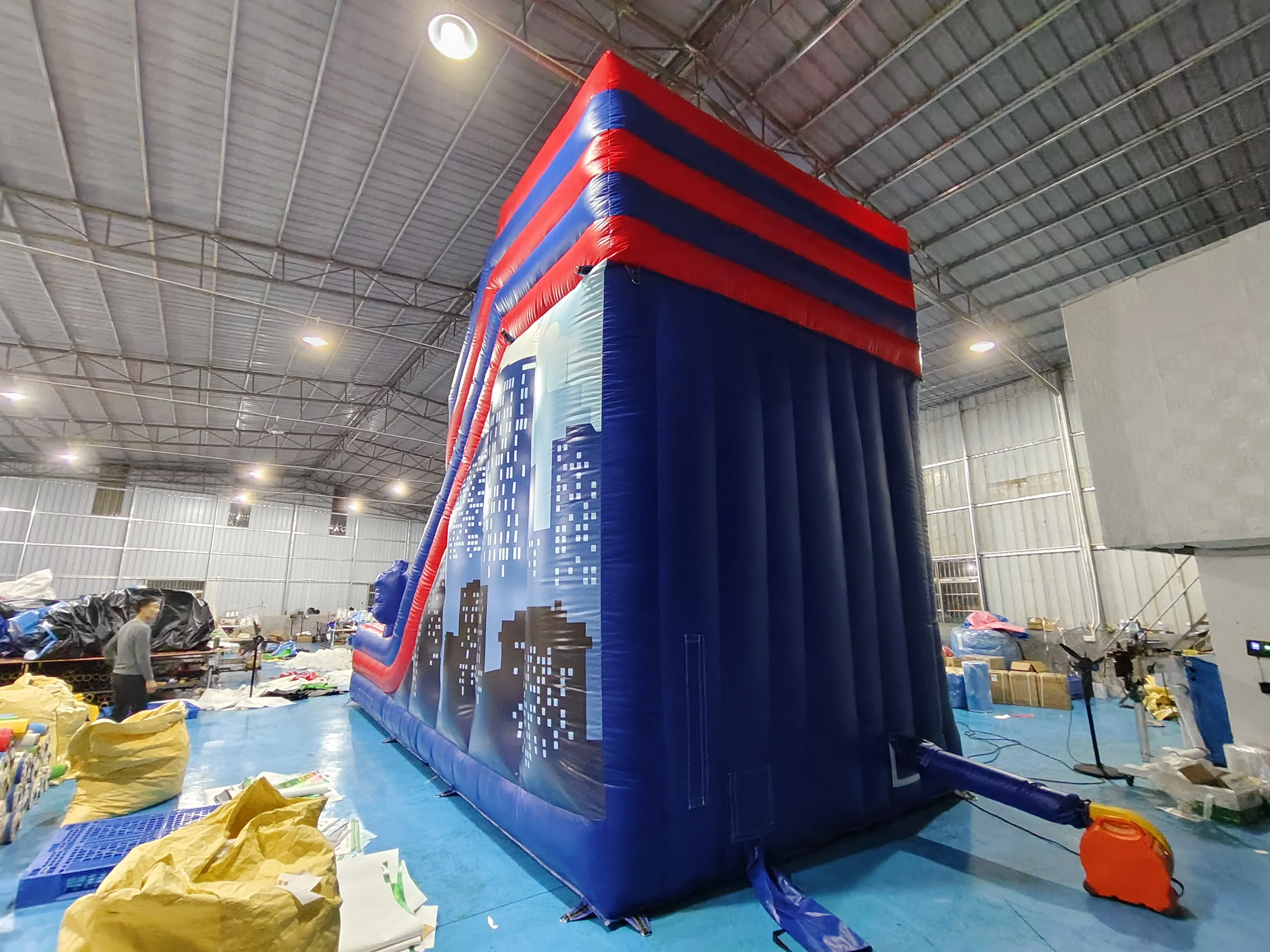 Custom Commercial PVC Inflatable Combo Outdoor Water Slide Pool Obstacle Course Inflatable Castle-for Fun and Games!