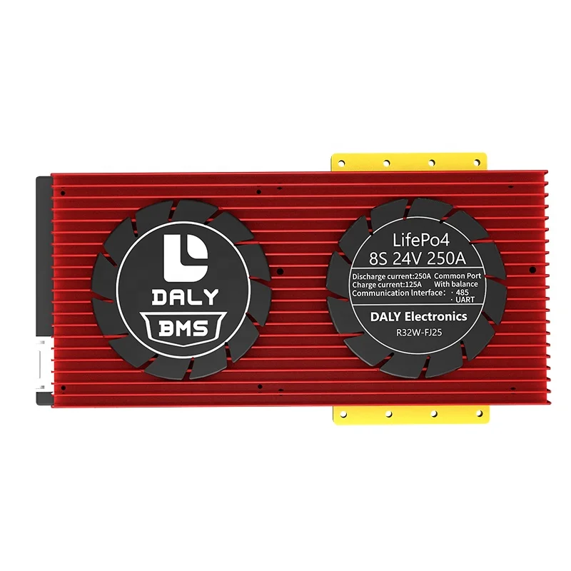 Smart Daly LiFePO4 BMS for 3S-16S Lithium Battery Packs with UART/CAN/RS485/LCD Communication Overcharge/Discharge Protection