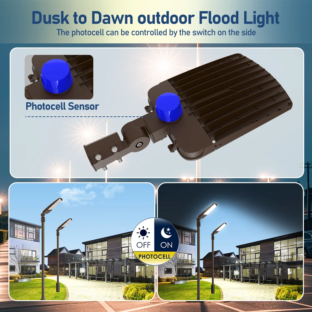OEM Factory Direct Parking Lot Shoebox Area Light Ul 100W 200W 240W 300W 500W Dimmable Waterproof Lamp Led Street Light