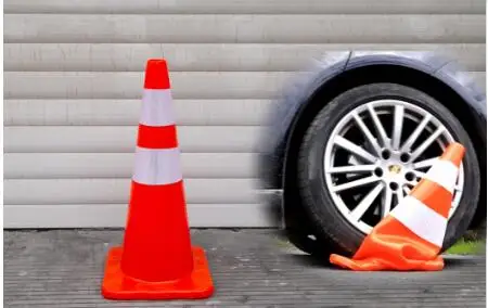 Traffic Crowd Control PVC Road Barricade Parking Safety Traffic Cone Barrier Tape Retractable Belt Barriers supplier