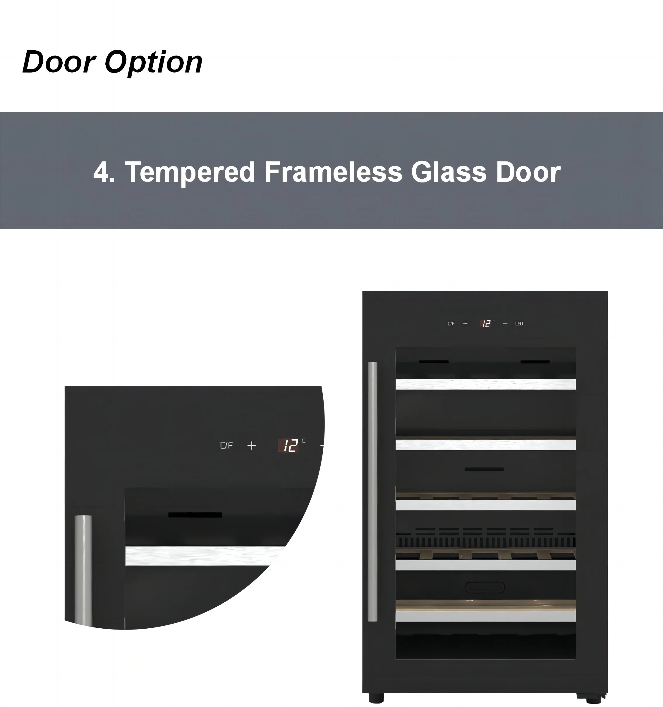 Wholesale Price Appliances Free Standing 222l 83 Bottles Class F Wine