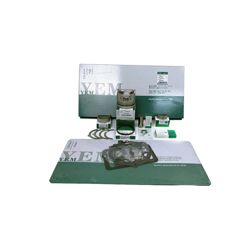 OC95 Repair Kit With Bearings Piston Rings Cylinder Gaskets for Bobcat Utility Vehicles Kubota Engine