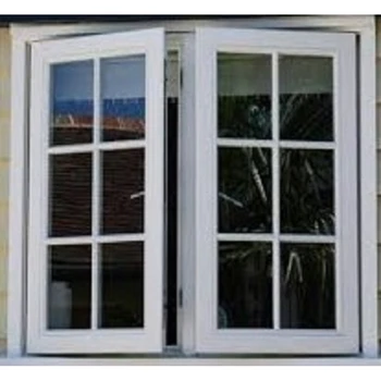 ALUFRONT AS2047/NFRC Australia America Certified  Double Lowe Glaze Thermal Break White Aluminium Casement Window for Home Use