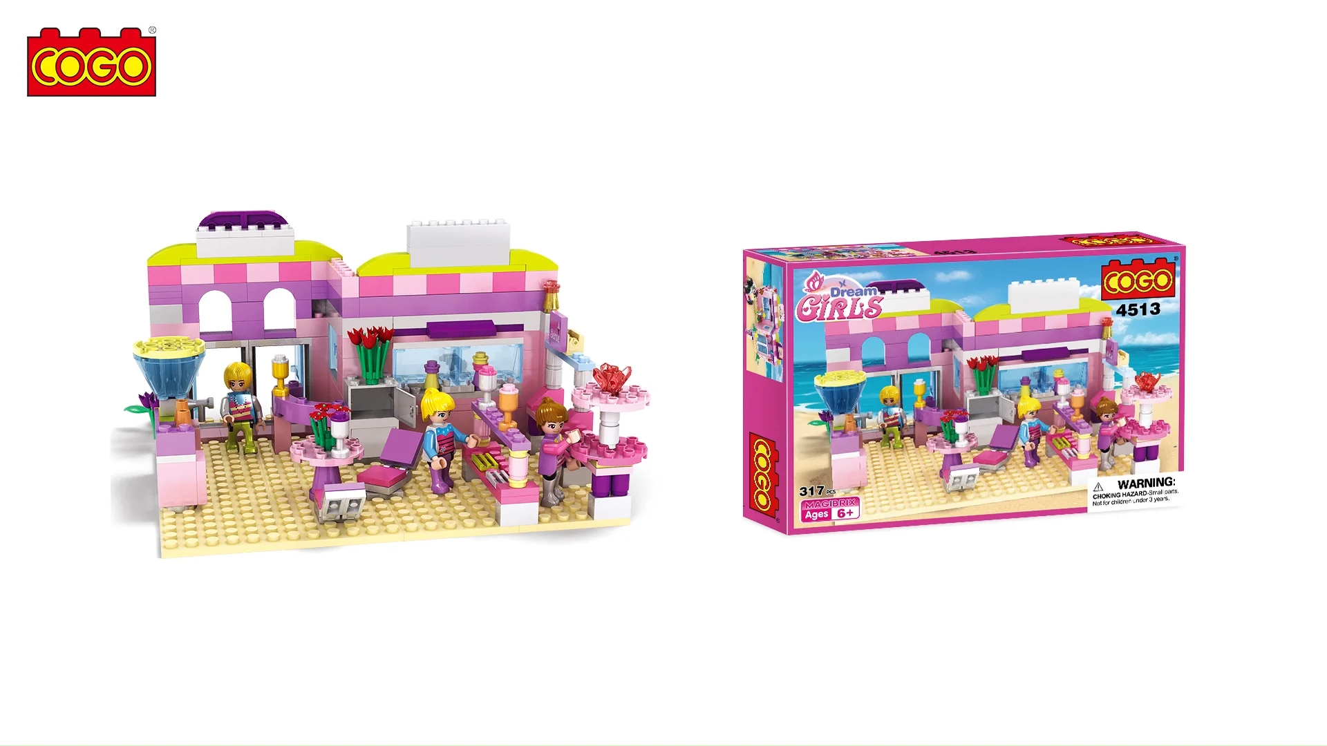 COGO 317 PCS Educational Building Blocks Model Toys for Kids