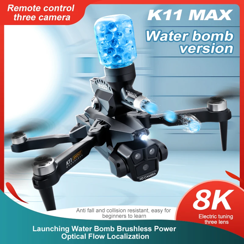 Launching Water Bombs Toy Outdoor Beginner Drone 8k Professional Vtol Uav Quadcopter Prosumer Big Drone 8k Online