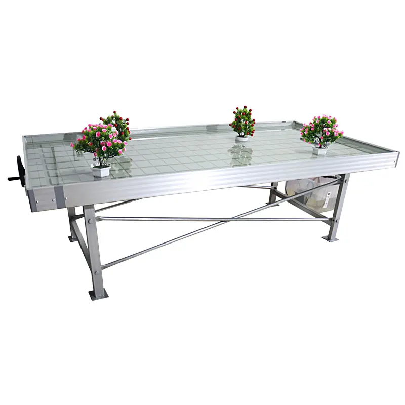 Ebb and Flow Rolling Benches Hydroponic Racks Grow Tables Cheap Rack Flood Trays