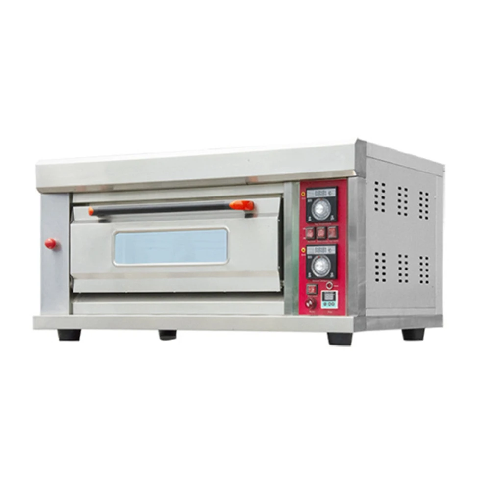 Top Bottom Controlled Separately 1 Deck 2 Trays Bread Baking Oven Gas Oven for Making Cake