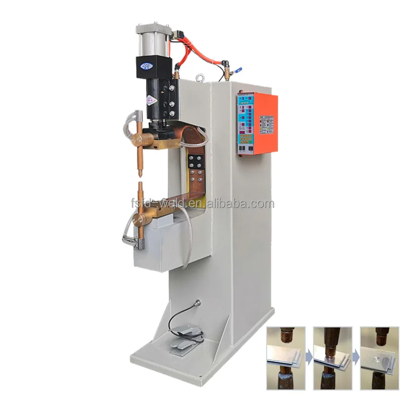 New FUDA Foshan AC Spot Welding Machine | 50/60Hz Industrial Spot Welder  for 2.0mm Mild Steel Sheets | 63/25kW Power 1-Year