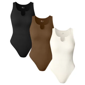 Hot Selling Round Neck Sleeveless Seamless Wholesale Women Bodysuits