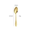 gold tea spoon