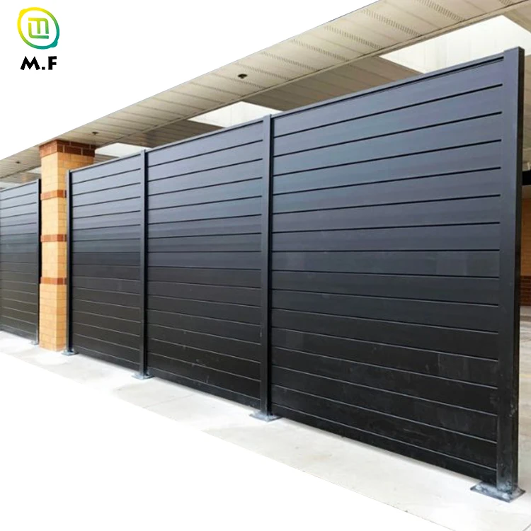 Environmentally friendly lead-free aluminium fence panels metal fence panels aluminum garden privacy fence