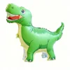 Dinosauro verde con ruote