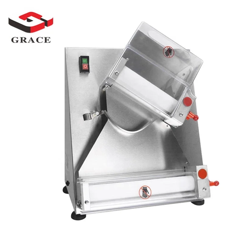 GRACE Automatic Electric Countertop Dough Roller New Pizza Dough Sheeter for Home Use for Bakery & Bread Production for Flour
