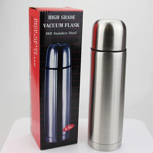 Vacuum Bullet Shaped 350ml Stainless Steel Thermos Bottle