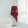 Burgundy top