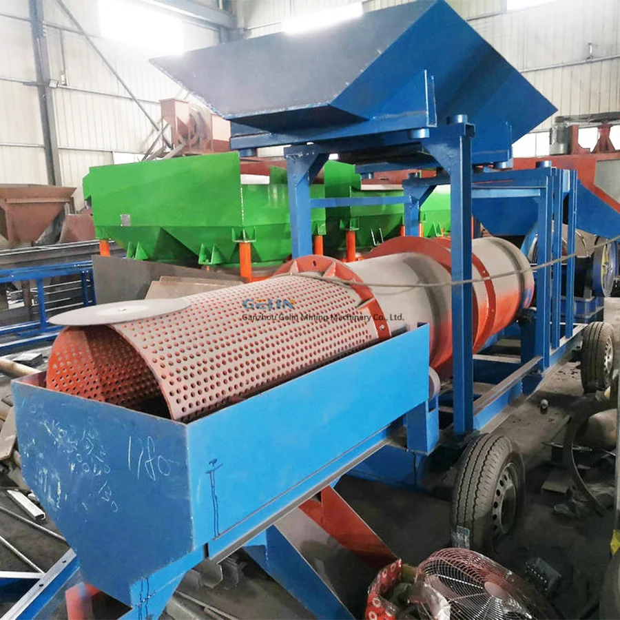Best Mining Machine Rotary Drum Scrubber to Washing Sand Gravels with Sticky Clay