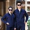 Navy blue (with red accents) top