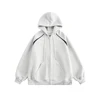 Sweat à capuche gris pour homme