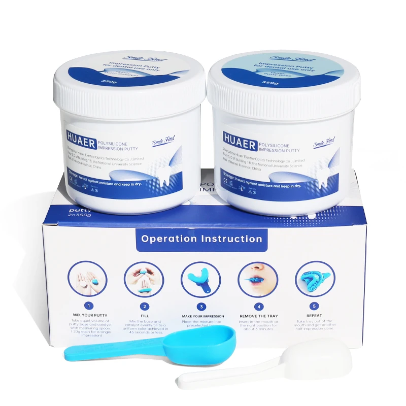 Buy Wholesale China Dental Impression Material Clinic Use Addition Silicone Dental  Putty Impression Material Kits 500gx2 & Dental Impression Material at USD  21.44
