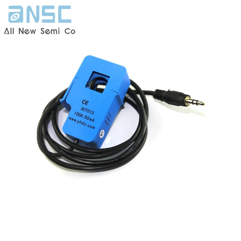 Non-invasive Split Core Current Transformer AC current sensor 100A SCT-013-000