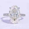 Oval Pave Ring