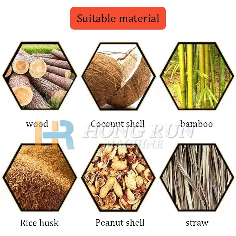 Smokeless Purification System Easy to Operate Small Type Multifunctional Household Carbonization Furnace Wood Charcoal Machine