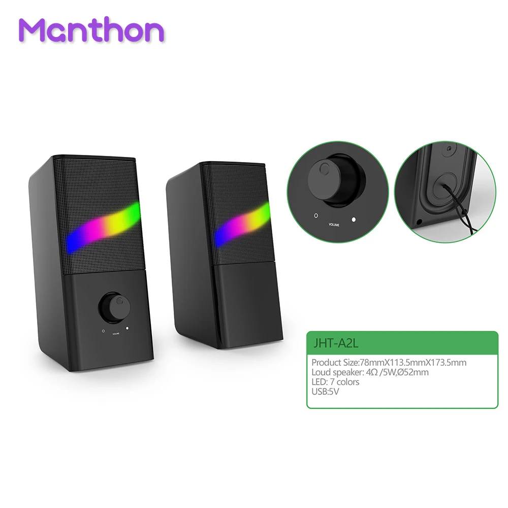 Rgb Bt Outdoor Smart Wireless Surround Sound Portable Speaker Pc Gaming ...