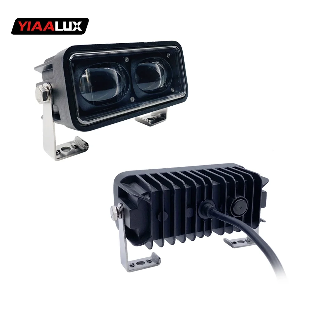 product high performance 50w forklift warning light blue  red 10 80v straight line new condition warehouse safety zone light-2