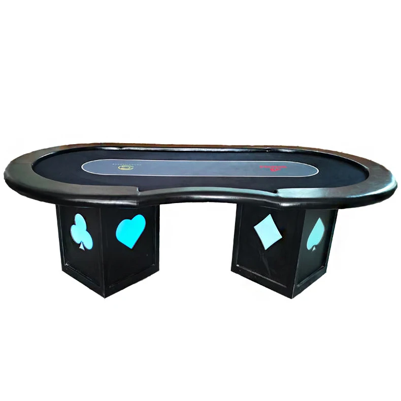 Онлайн-казино YH 240/260 см используемый электронный Техасский покерный стол с роскошными легкими ножками