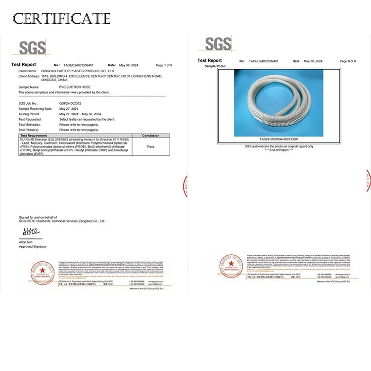 Purchase 3 Inch 4 Inch PVC Spiral Reinforced Wire Water Suction Hose for Composite Chemical Fuel Sand