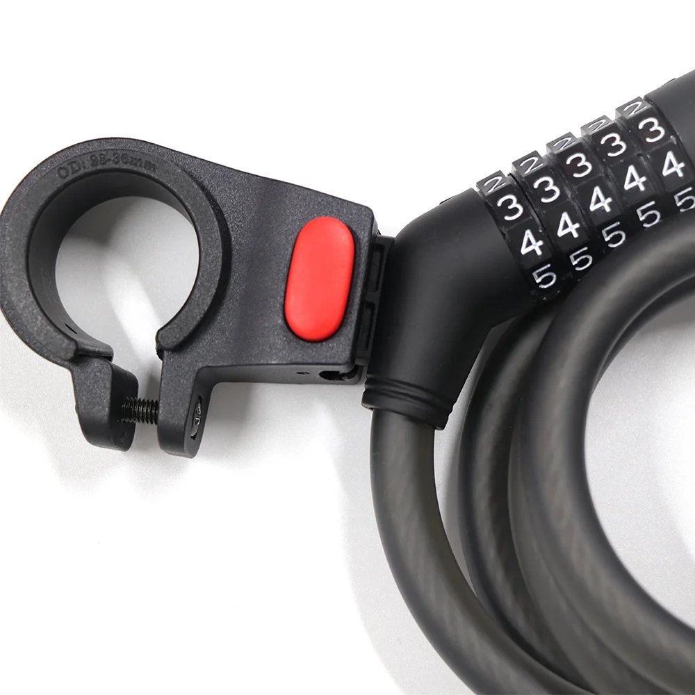 Segway Ninebot Password Cable Lock for Bikes and Scooters, Black 4-Digit