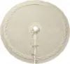 24inch tree skirt - Cream