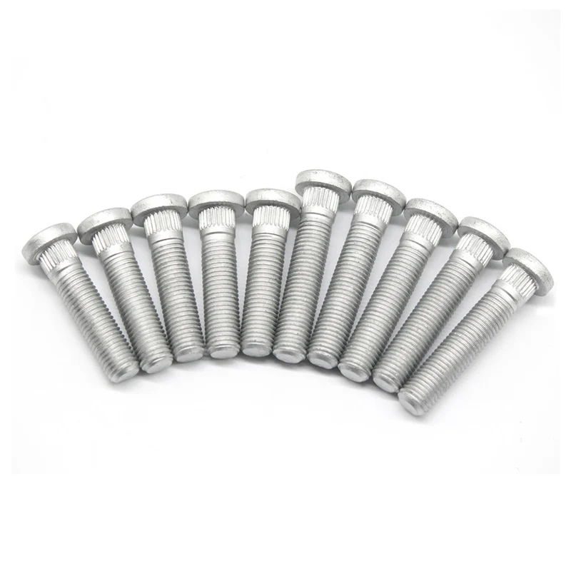 12x1.5 12x1.25 Length 53MM Forged Spline Diameter 12MM Wheels Hub Spline Bolts Screws Suit For