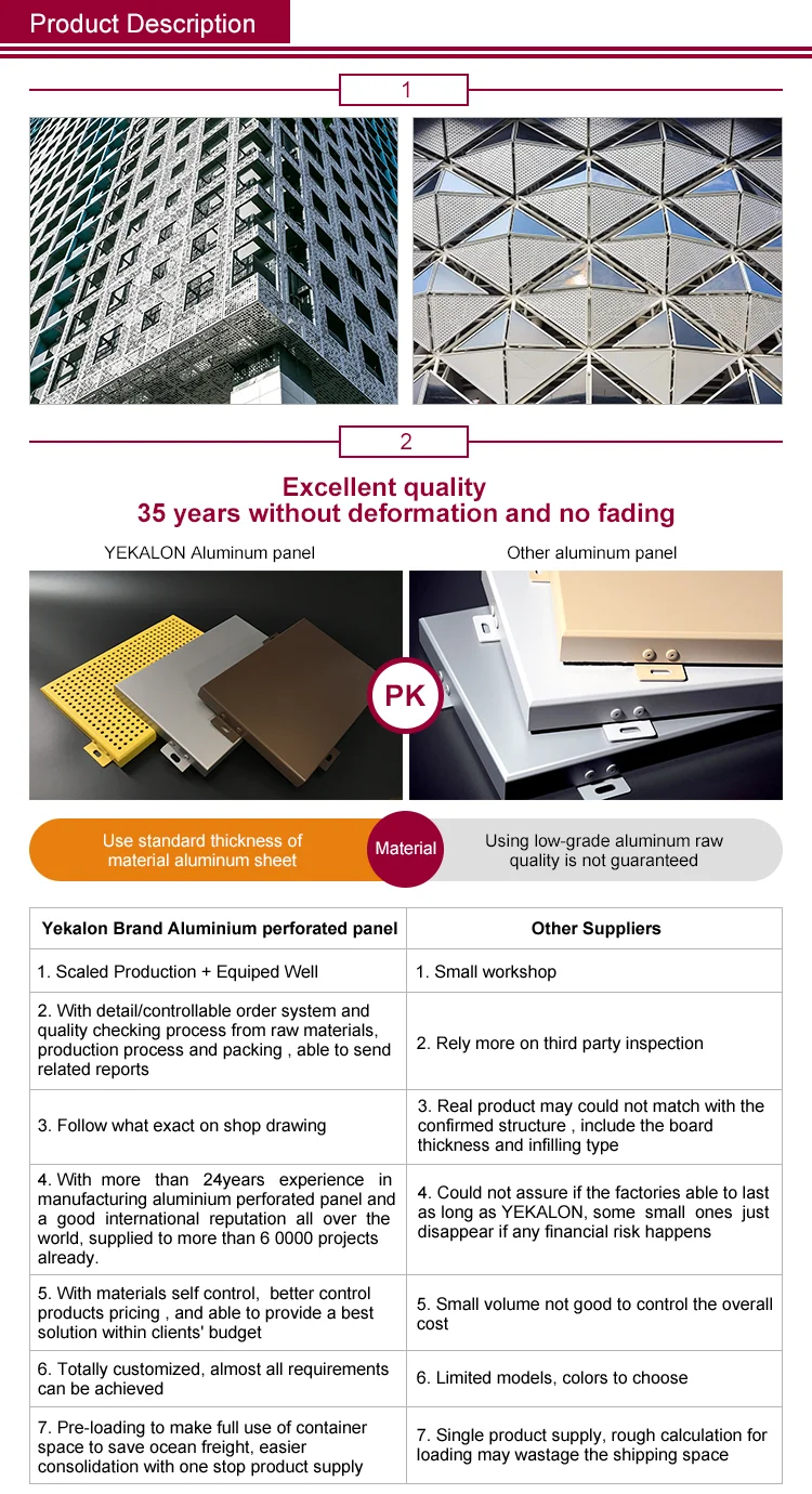 Outdoor Indoor Architectural Laser Cutting Wall Outdoor Perforated Curtain Wall Sheet Metal Facade Panel