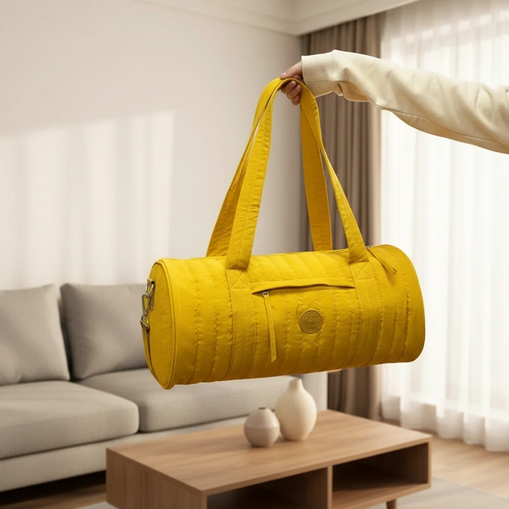 Women's Portable Fitness Bag Comfortable Portable Sports Bag Large-capacity Outdoor Travel Bag Fashionable for Gym Daily