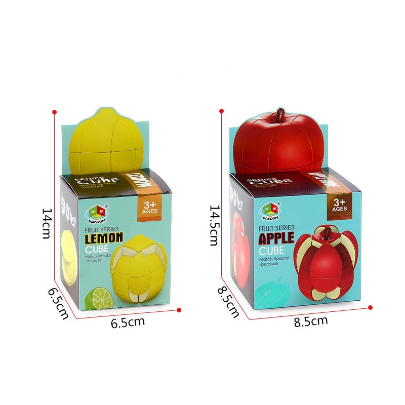 1:1 Simulation Apple Banana Lemon Smooth Puzzle Magic Cube